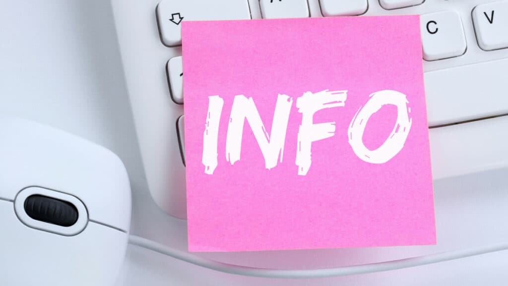 Einigungsempfehlung der Schlichtungskommission auf einem pinken Zettel mit "INFO".